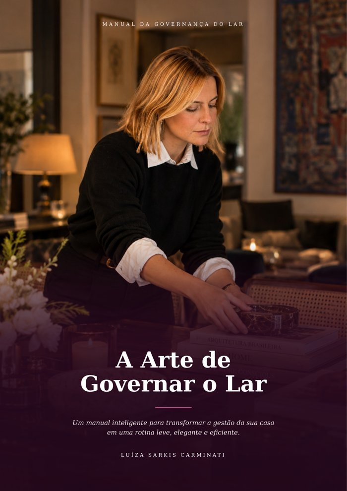 Capa do livro A Arte de Governar o Lar